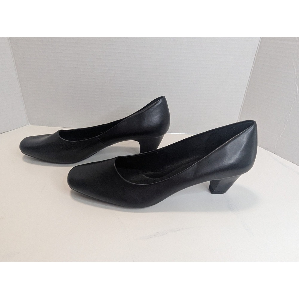 Comfort Plus by Predictions Black Karmen Pumps Heeled Shoes Size 9.5